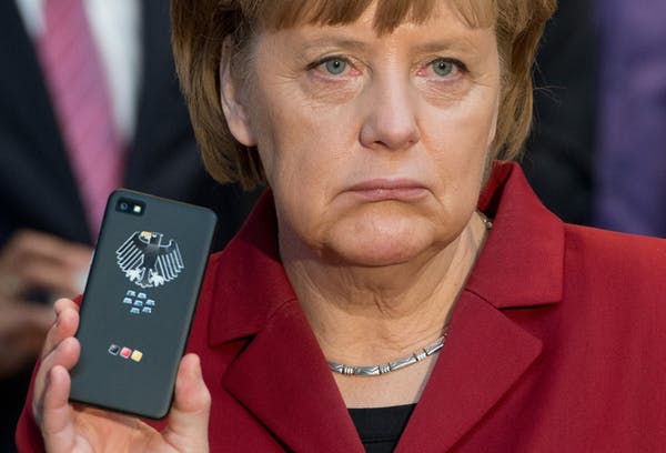 We know the NSA tapped German chancellor Angela Merkel’s phone thanks to a whistleblower and journalists. EPA/Julian Stratenschulte